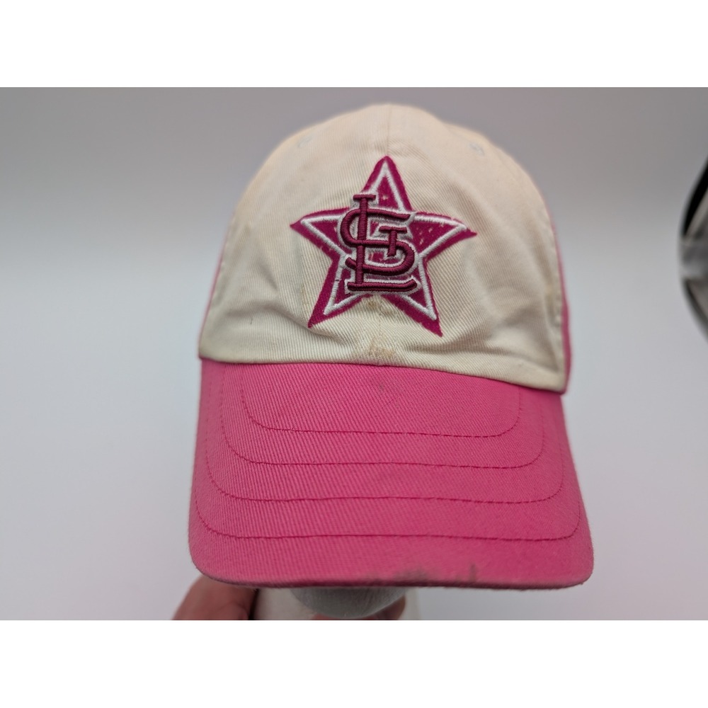 Nike Team St Louis Cardinals Hat Pink White Star Logo Adjustable S7BLM MLB